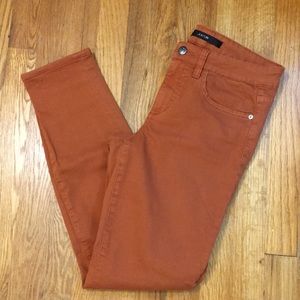 Joe’s Orange Skinny Jeans
